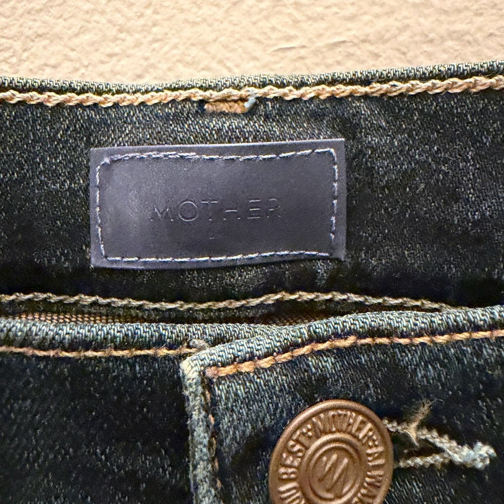 Mother "The Pixie Dropout" Button Fly Distressed … - image 6